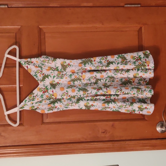 Yoshi Garden Strappy Mini Dress from Blackmilk Super Mario Collection - Picture 1 of 6